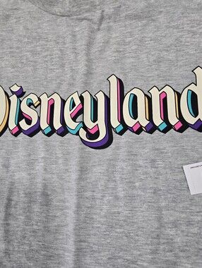 DisneyParks Disneyland Retro Gray Tshirt Adult Unisex XL NWT